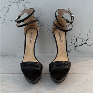 Cesare Paciotti Black Strappy Heels
